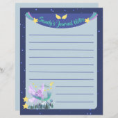 Retro bekleed vliegend paard briefpapier (Voorkant / Achterkant)