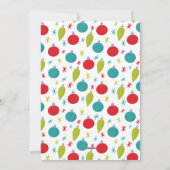 Retro belettering Vrolijk Kerstmis Foto Feestdagenkaart (Achterkant)