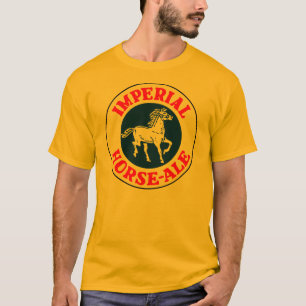 Retro Belgisch bier logo Imperial Horse Ale T-shirt