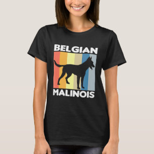 Retro Belgium Malinois Owner Dog Puppy Animal T-shirt