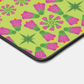 Retro Bell Flower Mandalas Groene Bureaumat (Hoek)