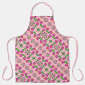 Retro Bell Flower Mandalas Pink Large Schort (Voorkant)