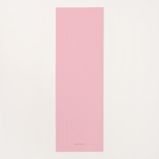 Retro Bell Flower Mandalas Pink Yoga Mat (Achterkant)