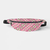 Retro Bell Flower Mandalas Roze Fanny Pack Heuptasje (Voorkant)