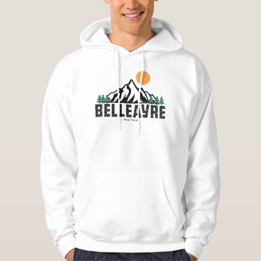 Retro Belleayre Ski Hoodie (Voorkant)