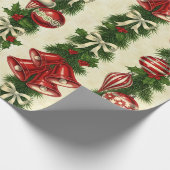 Retro Bellen & Strikken Cadeaupapier (Hoek)