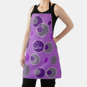 Retro bellenpatroon schort (Insitu)