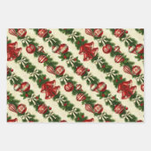 Retro Bells & Baubles Inpakpapier Vel (Voorkant 2)