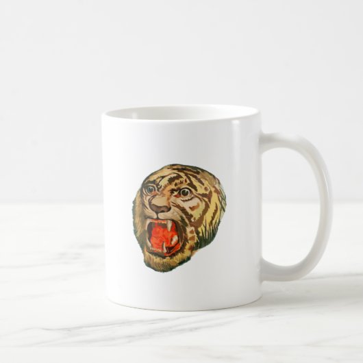 Retro Bengal Tiger Koffiemok (Rechts)