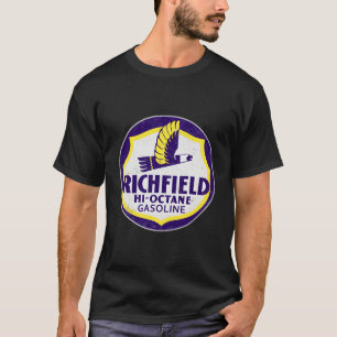Retro  benzinestation Benzinemotorolie Lubri T-shirt