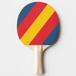 Retro Berg Krachtige Strepen Tafeltennisbatje