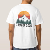 Retro Bergavontuur Piek  T-shirt (Achterkant)