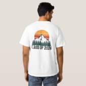 Retro Bergavontuur Piek  T-shirt (Achterkant volledig)