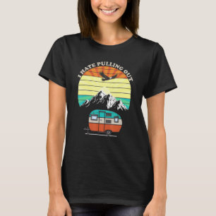 Retro bergen die ik haat om uit te trekken t-shirt
