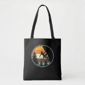 Retro  bergklimmer tote bag (Voorkant)
