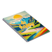 Retro berglandschap notitieboek (Rechterzijde)