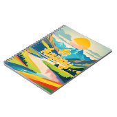 Retro berglandschap notitieboek (Linkerzijde)