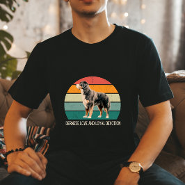 Retro Bernese Mountain Dog Lover cute Tee  T-shirt