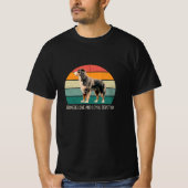 Retro Bernese Mountain Dog Lover cute Tee  T-shirt (Voorkant)