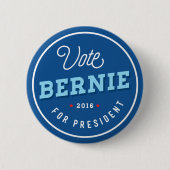 Retro Bernie Ronde Button 5,7 Cm (Voorkant)
