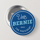Retro Bernie Ronde Button 7,6 Cm (Voorkant /achterkant)