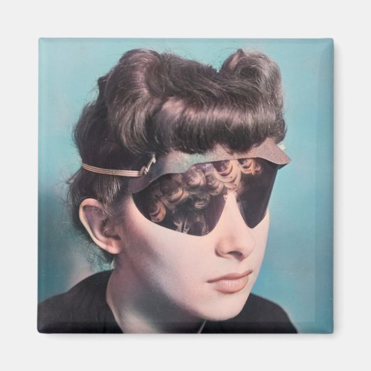 Retro beschermingsbril magneet (Voorkant)