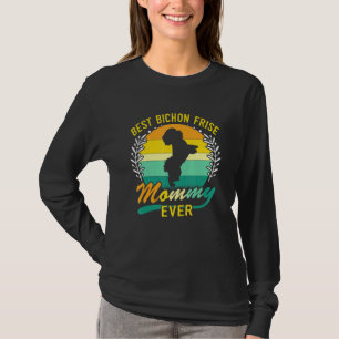 Retro  Best Bichon Frise mammie ooit T-shirt