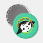 Retro Best Big Sis Ever Magneet (Voorkant / Achterkant)