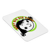 Retro Best Big Sis Ever Magneet (Rechterzijde)