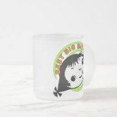 Retro Best Big Sis Ever Matglas Koffiemok (Voorkant rechts)