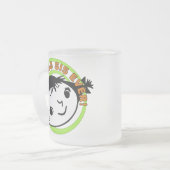 Retro Best Big Sis Ever Matglas Koffiemok (Voorkant links)