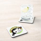 Retro Best Big Sister Ever Onderzetter (Rechterzijde)