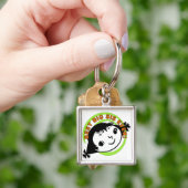 Retro Best Big Sister Ever Sleutelhanger (Hand)