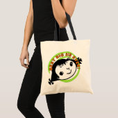 Retro Best Big Sister Ever Tote Bag (Voorkant (product))
