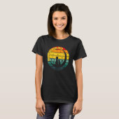 Retro Best Cat Mam Ever Cat Mam T-shirt (Voorkant volledig)