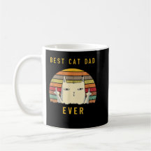 Retro Best Cat Pap Ever Cat Lover Funny Cappa