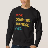 Retro Best Computer Scientist Ever Trui (Voorkant)