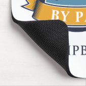 Retro Best Grandpa door Par Personalized Golfer Po Muismat (Hoek)