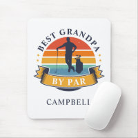 Retro Best Grandpa door Par Personalized Golfer Po