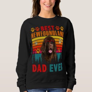  Retro Best Newfoundland Dad Ever Cute Dog Trui