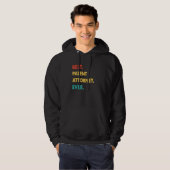 Retro Best Patent Attorney Ever Hoodie (Voorkant volledig)