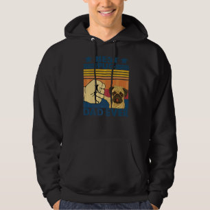 Retro Best Pug Pap Ever Dog Hoodie