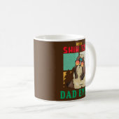 Retro Best Shih Tzu Dad Ever Dog Koffiemok (Voorkant rechts)