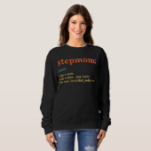  Retro Best Stepmammie Ever Definition Funny M Trui (Voorkant volledig)