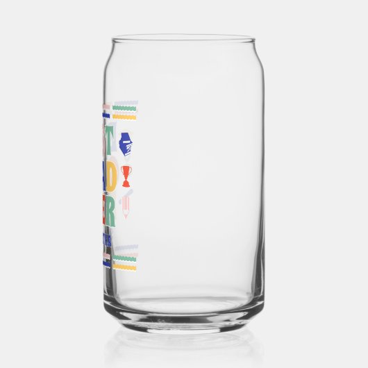 Retro beste Afstudeerder ooit Afstuderen Blikvorm Glas (Links)