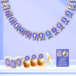 Retro Beste Afstudeerder Ooit Foto Afstudeerfeestj Vlaggetjes