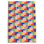 Retro Beste Afstudeerder ooit Foto Afstuderen Medium Cadeauzakje (Achterkant)