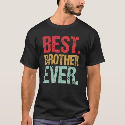 Retro Beste Broer ooit New Papa Life Fath T-shirt (Voorkant)