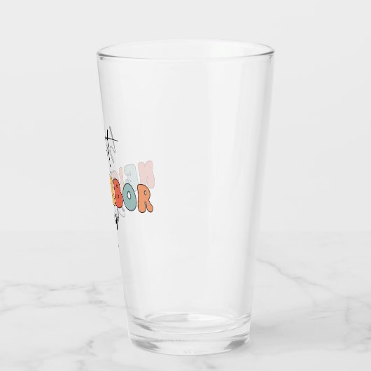 Retro beste buurman ooit Schattige Glas (Links)