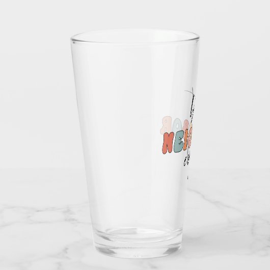 Retro beste buurman ooit Schattige Glas (Rechts)